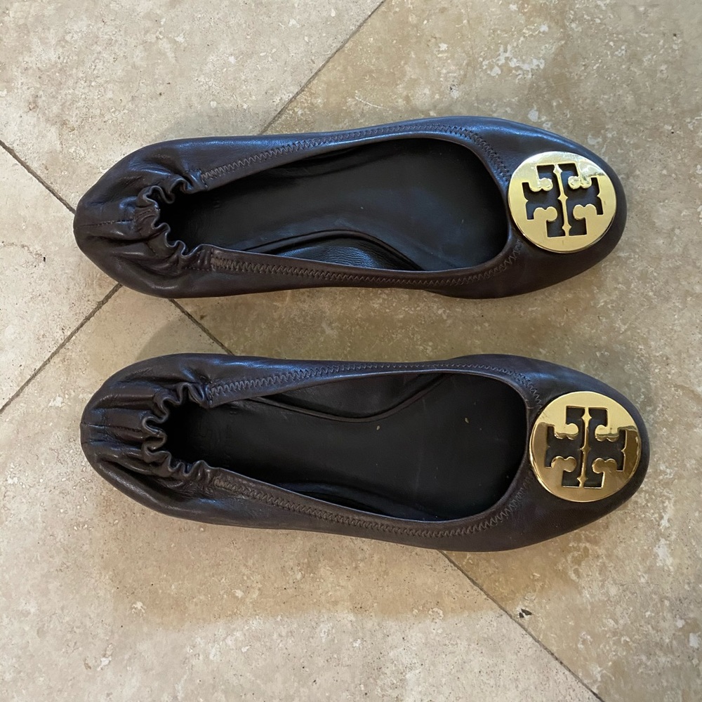 Tory Burch Brown Flats
